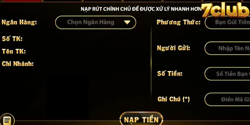 Nạp Tiền 7club